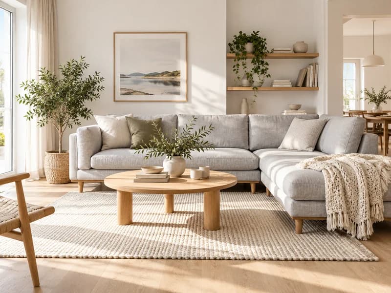 Scandinavian style preview with light finishes and relaxed furnishings